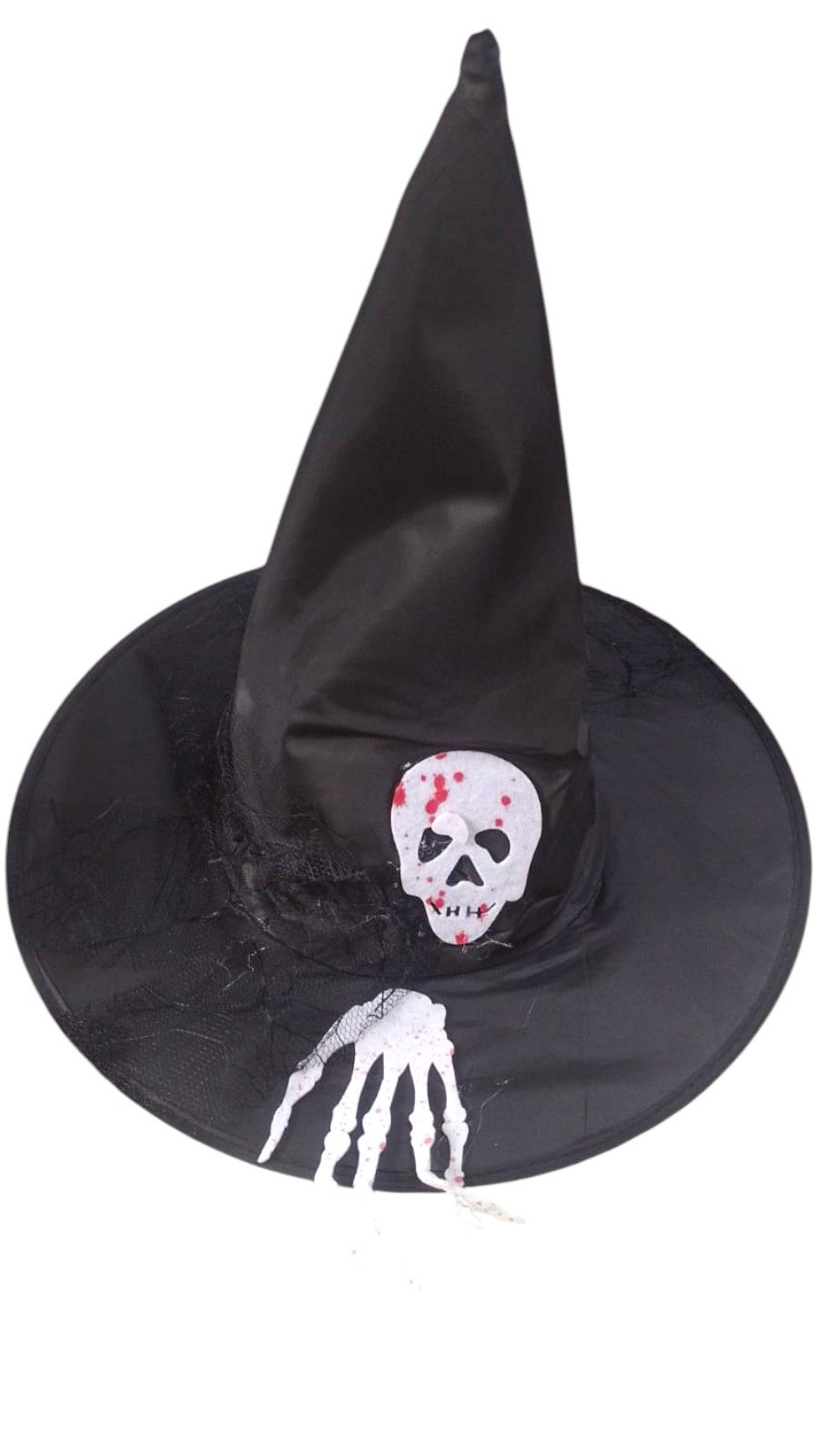 CHAPEU BRUXA C/CAVEIRA